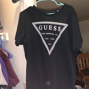 Guess Los Angeles Black T-shirt XL